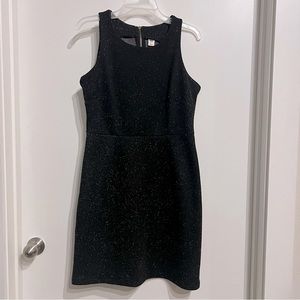 Sleeveless old navy midi work dress zipper back thick material medium